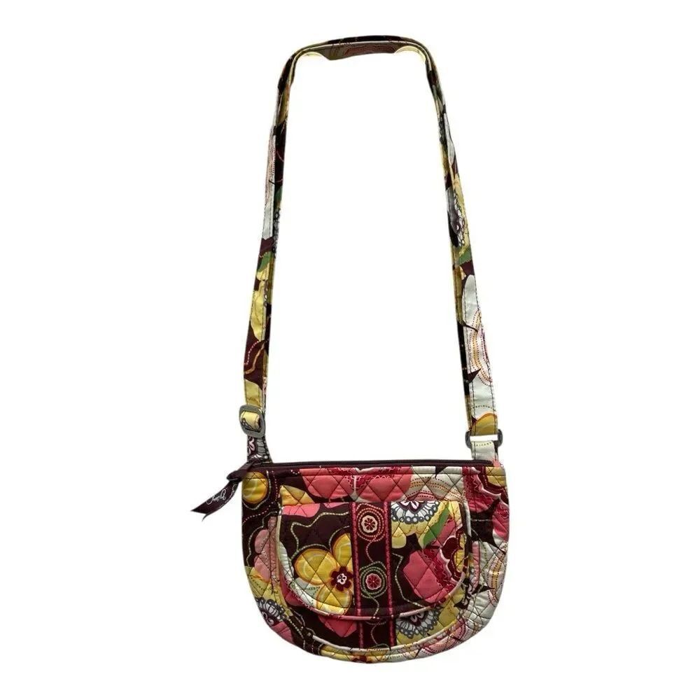 Vera Bradley Boho Multicolor Floral Crossbody Bag